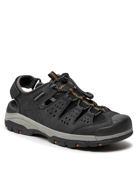 Skechers Skechers Sandále Tresmen-Menard 205113/BLK Čierna
