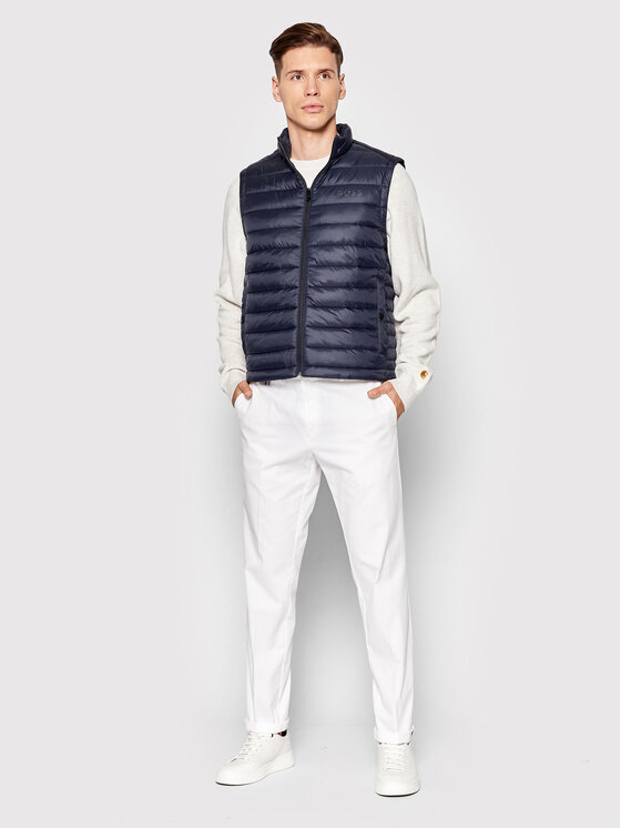 BOSS Boss Prsluk Calano 50471854 Tamnoplava Regular Fit