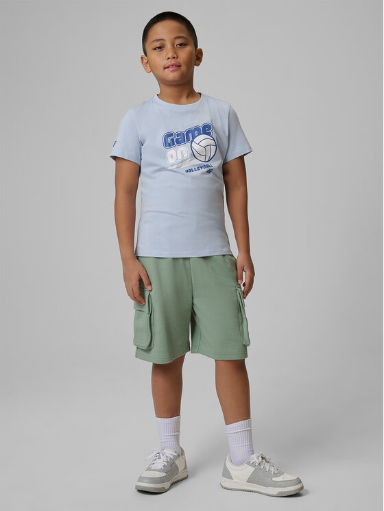 4F 4F T-Shirt COMMUNITY SPORTS Niebieski jasny Regular Fit