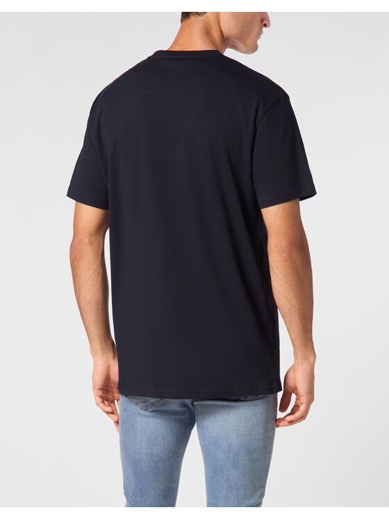PHILIPP PLEIN PHILIPP PLEIN T-Shirt 9455 Błękitny Regular Fit