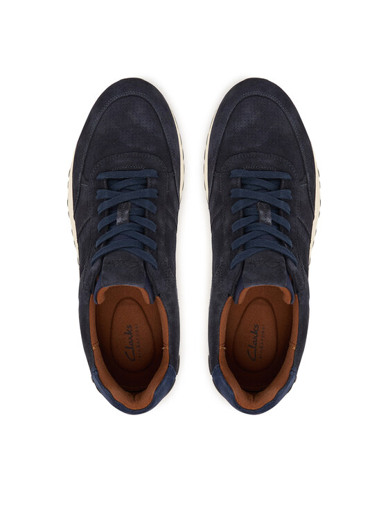 Clarks Clarks Sneakersy Radwell Tie 26186565 Tmavomodrá