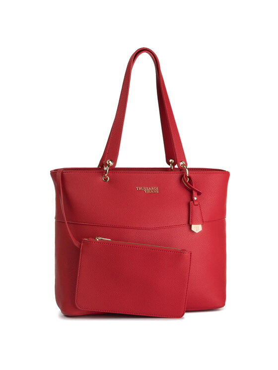 Trussardi Jeans Torebka Charlotte Shopper 75B00829 Czerwony Modivo.pl