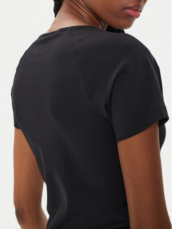 Juicy Couture Juicy Couture T-Shirt Ride A Cowgirl JCWCT23333 Schwarz Slim Fit