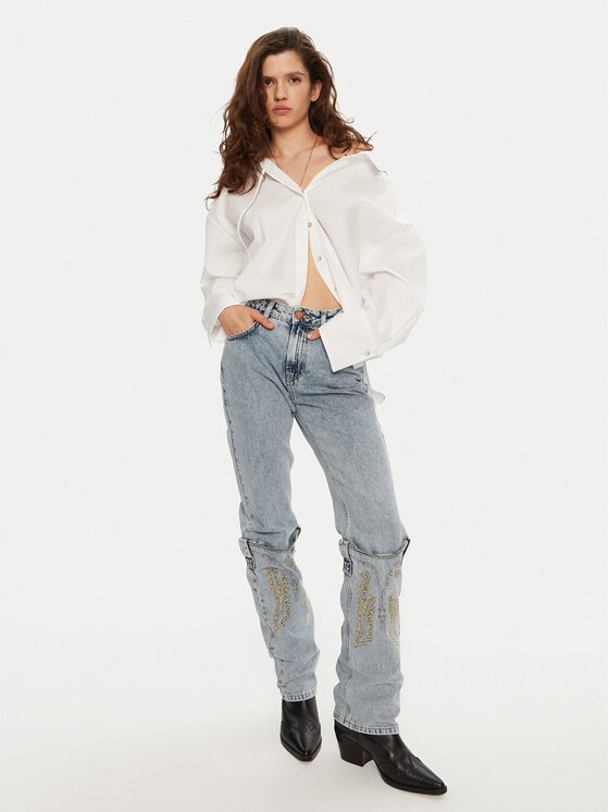 One Teaspoon One Teaspoon Jeansy 26712 Modrá Straight Fit