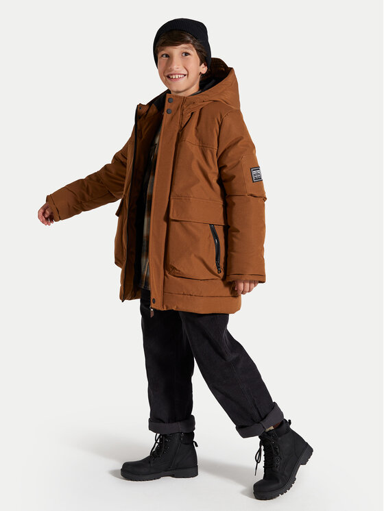 Coccodrillo Coccodrillo Zimska jakna ZC4152106OBK Rjava Regular Fit