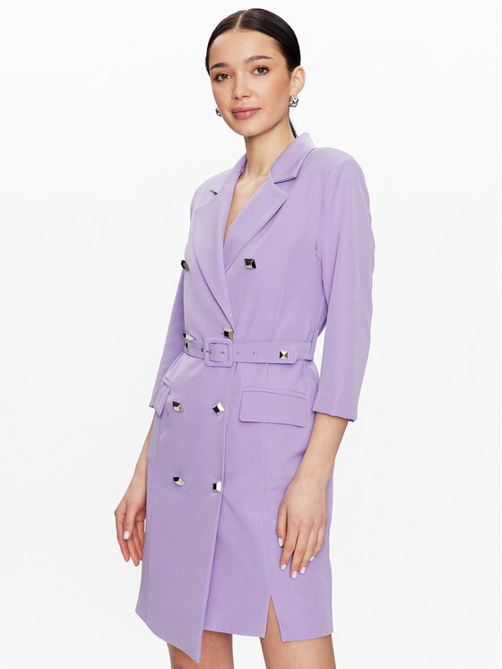 maryley robe de cocktail 23eb372/m14 violet regular fit