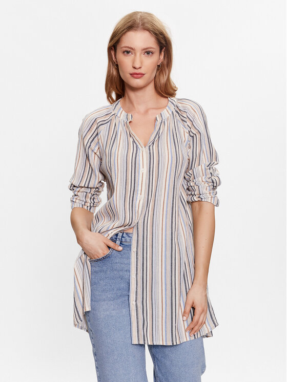 Fransa Fransa Tunika 20612010 Spalvota Relaxed Fit