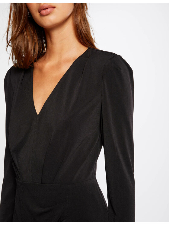 Morgan Morgan Коктейлна рокля 212-ROMERA Черен Slim Fit