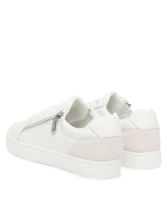 Calvin Klein Jeans Calvin Klein Jeans Sneakersy Classic Cupsole Zip Low In YM0YM01318 Biały