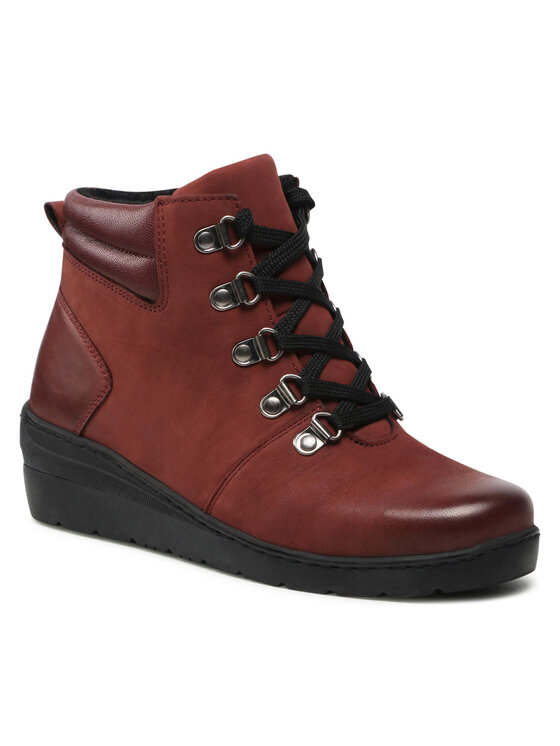 Go Soft Go Soft Kotníková obuv WI23-WARUNA-03 Bordó