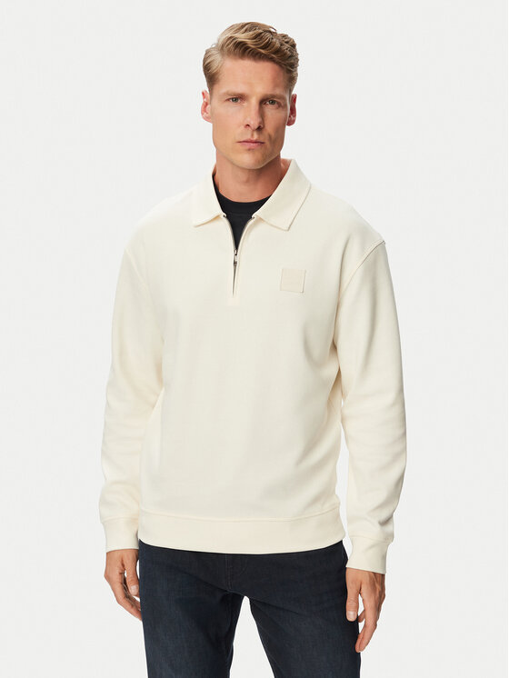 JOOP! Jeans Pulover Jjj-Davon 30103327 Crem Regular Fit
