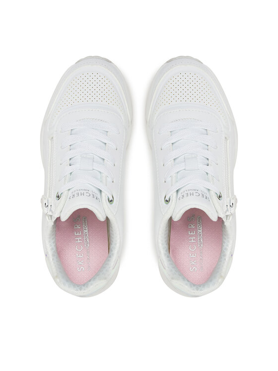 Skechers Skechers Sneakersy Uno Gen1-Zip And Stride 310554L/WHT Bílá