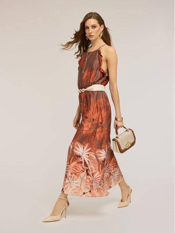 Motivi Motivi Vestito da giorno 701GQ103708N0S7 Arancione Regular Fit