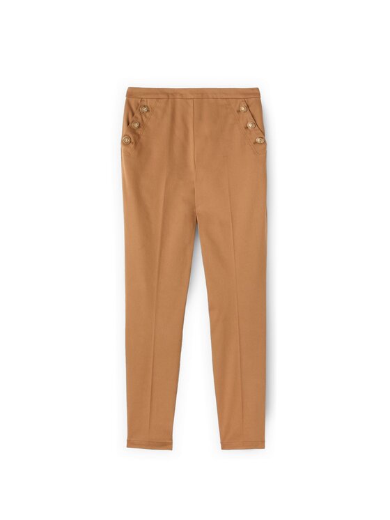 Motivi Motivi Pantaloni di tessuto P000Q004282N022 Marrone Skin Fit