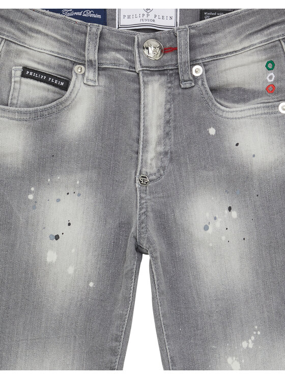 PHILIPP PLEIN PHILIPP PLEIN Jeansy 28127 Szary Skinny Fit