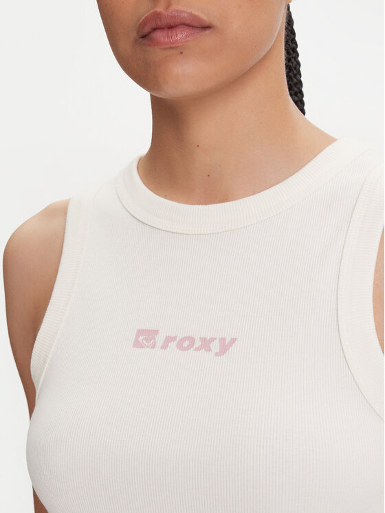 Roxy Roxy Τοπ Iconic Days ERJKT04261 Εκρού Regular Fit