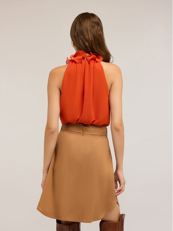 Motivi Motivi Top D756Q000484N017 Arancione A-Line Fit