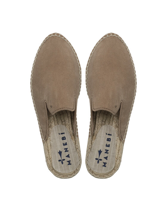Manebi Manebi Espadryle Mules W 1.9 M0 Brązowy