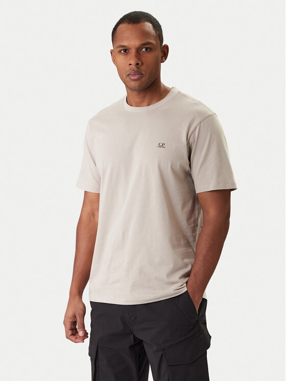 C.P. Company C.P. Company Тишърт 20CMTS725A005100W Бежов Regular Fit