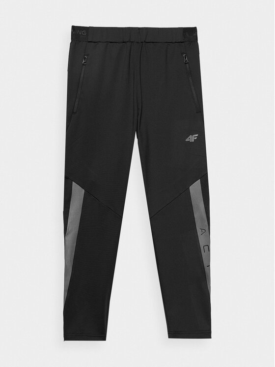 4F 4F Spodnie dresowe 4FJWSS24TFTRM519-20S Czarny Regular Fit
