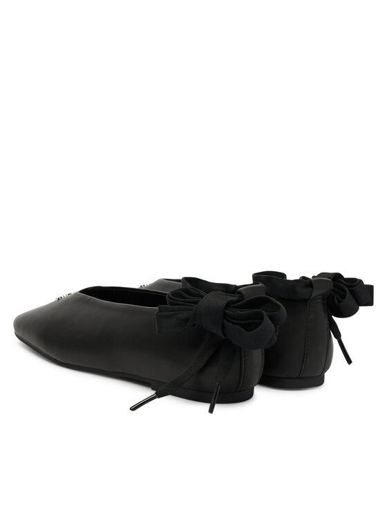Tommy Jeans Tommy Jeans Balerini Tjw Ballerina With Laces EN0EN02939 Negru