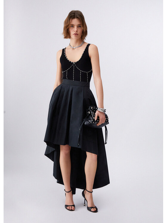 Liu Jo Liu Jo Spódnica midi PA6041T857822222 Czarny Regular Fit