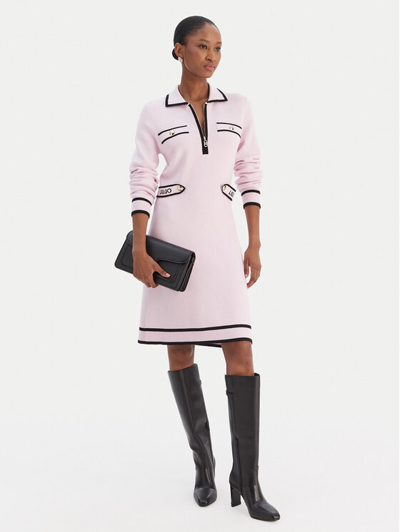 Liu Jo Sport Liu Jo Sport Трикотажна сукня TF5251 MS59L Рожевий Regular Fit