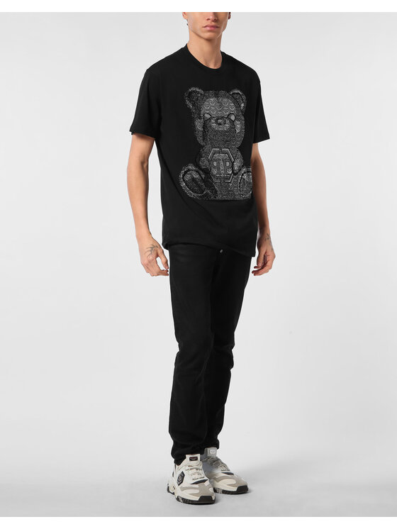 PHILIPP PLEIN PHILIPP PLEIN T-shirt 25565 Nero Regular Fit