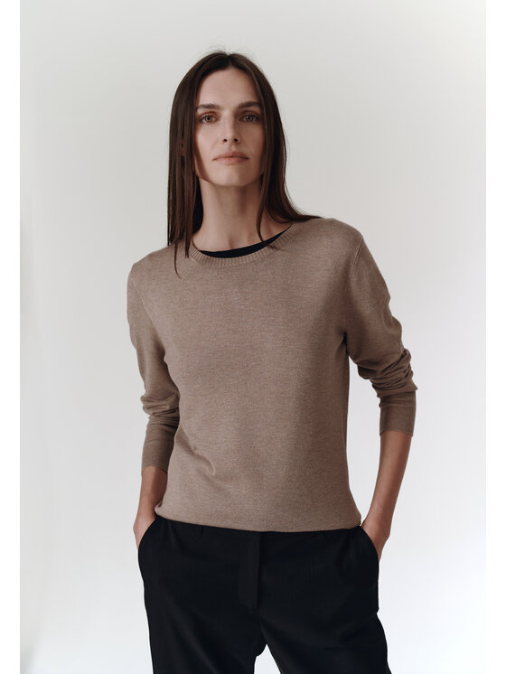 TATUUM TATUUM Sveter SKIMI Hnedá Classic Fit