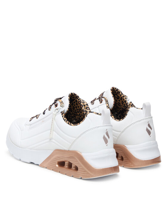 Skechers Skechers Sneakersy UNO Lite 2.0 - Leopard Stride 310708L/WHT Bílá