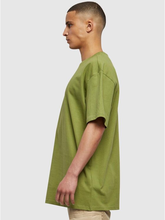 Urban Classics Urban Classics T-Shirt Koszulka Oversize Męska Oliwkowa Urban Classics TB1778 4XL Zielony Oversize