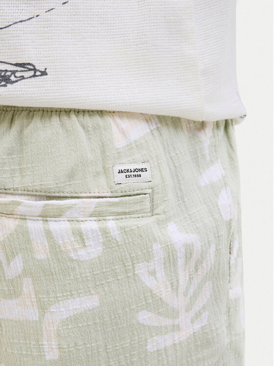Jack & Jones Junior Jack & Jones Junior Szorty materiałowe 12277599 Zielony Relaxed Fit