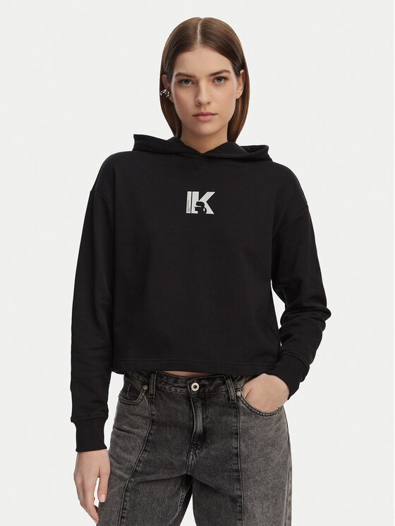 Karl Lagerfeld Jeans Hanorac B2W20037 Negru Regular Fit
