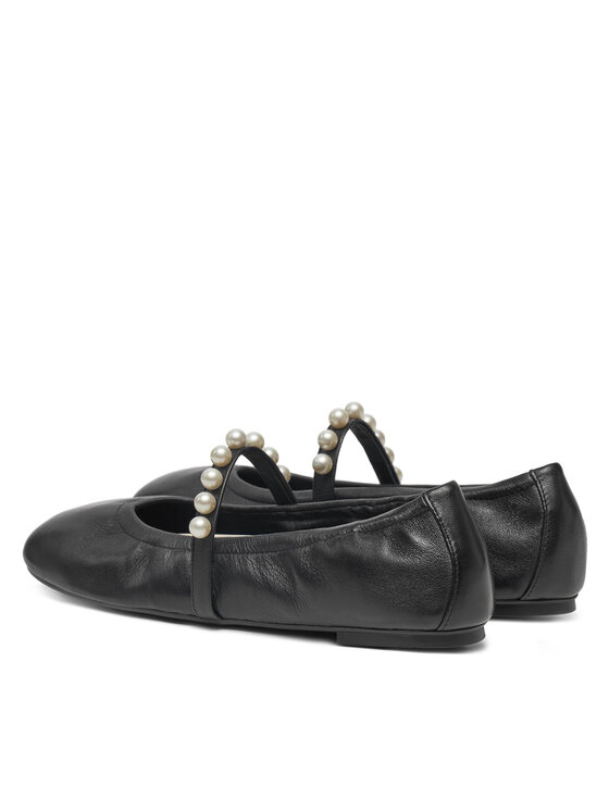 Stuart Weitzman Stuart Weitzman Baleriny Goldie Ballet Flat SF896 Czarny