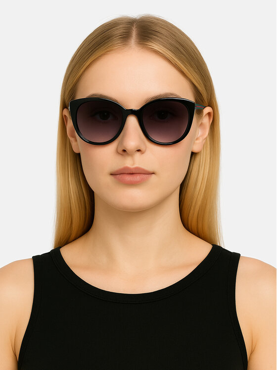 Miss Lou Miss Lou Okulary przeciwsłoneczne ML300-GL4-7906 Czarny