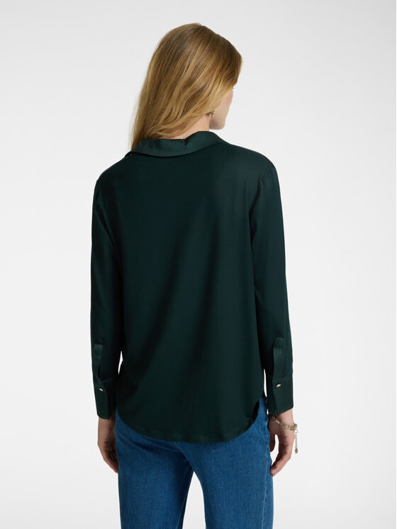 Elena Mirò Elena Mirò Camicia G247Z100487N035 Verde Regular Fit