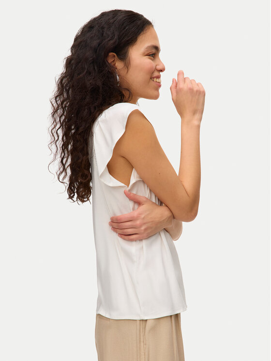 Vero Moda Vero Moda Блузка Bella 10325248 Білий Standard Fit