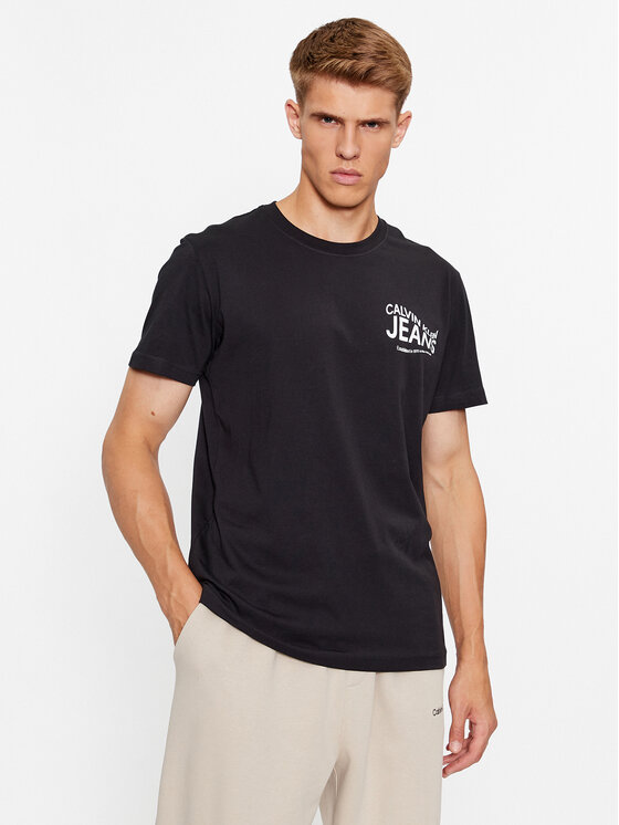 Calvin Klein Jeans Calvin Klein Jeans Тишърт J30J324026 Черен Regular Fit