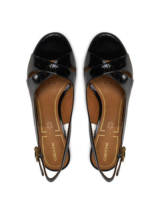 Geox Geox Sandali D Walk Pleasure 85S D45B6C 000FM C9999 Črna