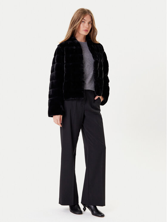 Marella Marella Pelliccia Carpazi 2525456011 Nero Regular Fit