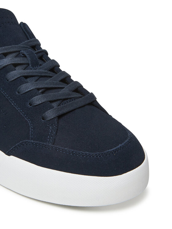Tommy Hilfiger Tommy Hilfiger Sneakersy Th Court Summer Suede FM0FM05517 Granatowy