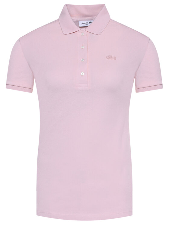 Lacoste Lacoste Поло PF5462 Рожевий Slim Fit
