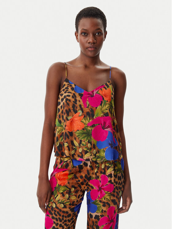 LOLA CASADEMUNT LOLA CASADEMUNT Top MS2515034 Kolorowy Regular Fit