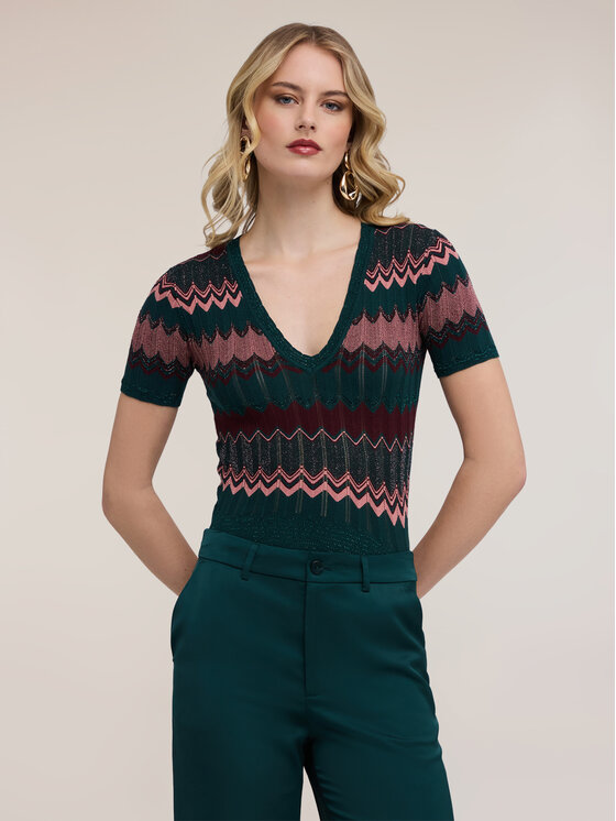 Motivi Motivi Maglione M187W003889N0S5 Verde Slim Fit