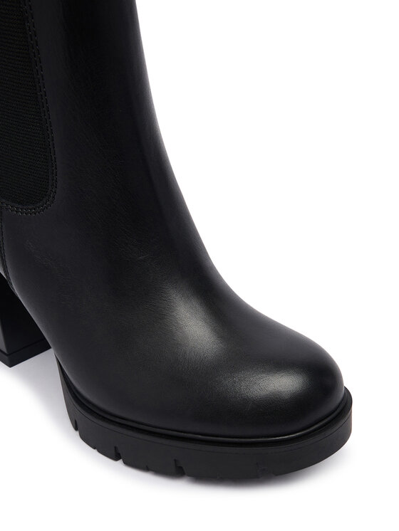 Tommy Jeans Tommy Jeans Botine Tjw Chelsea High Heel Boots EN0EN03112 Negru