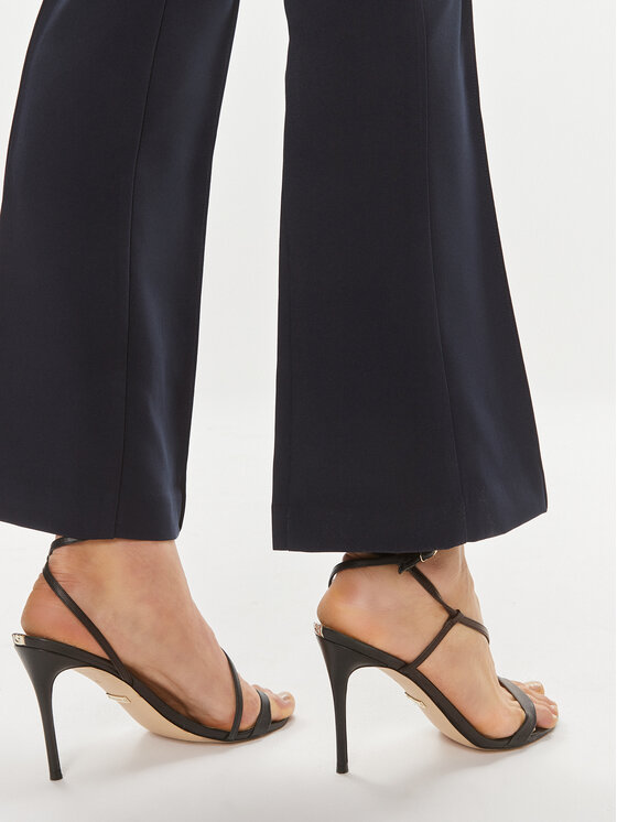 ONLY ONLY Hlače Astrid 15318359 Tamnoplava Flared Fit