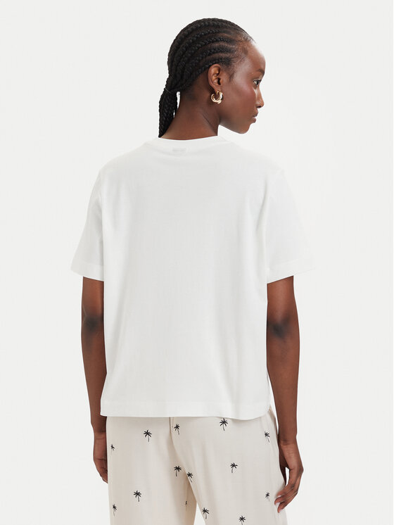 Vero Moda Vero Moda T-shirt Salli Mette 10344804 Bianco Regular Fit