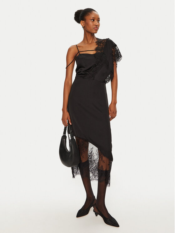 Munthe Munthe Kokteilinė suknelė 244131424444 Juoda Slim Fit
