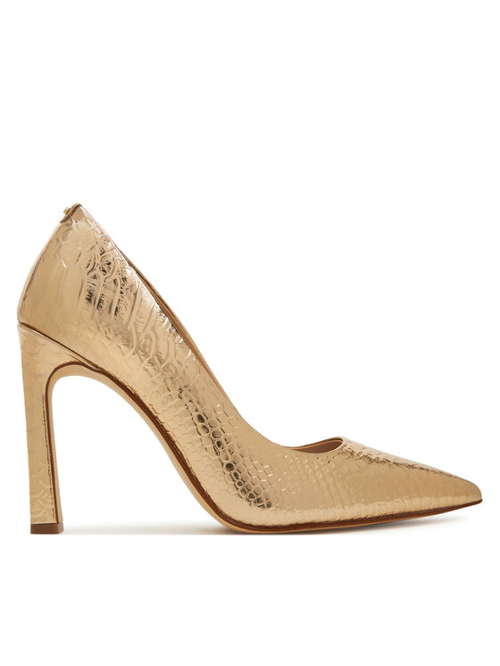 Pantofi cu toc subțire MICHAEL Michael Kors Amara 40T5AMHP1M Auriu