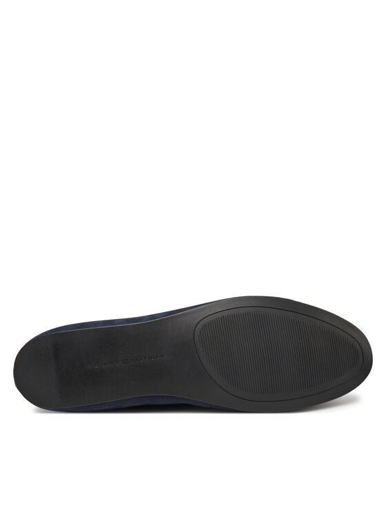 Tommy Hilfiger Tommy Hilfiger Balerina Th Hardware Suede Ballerina FW0FW08655 Sötétkék